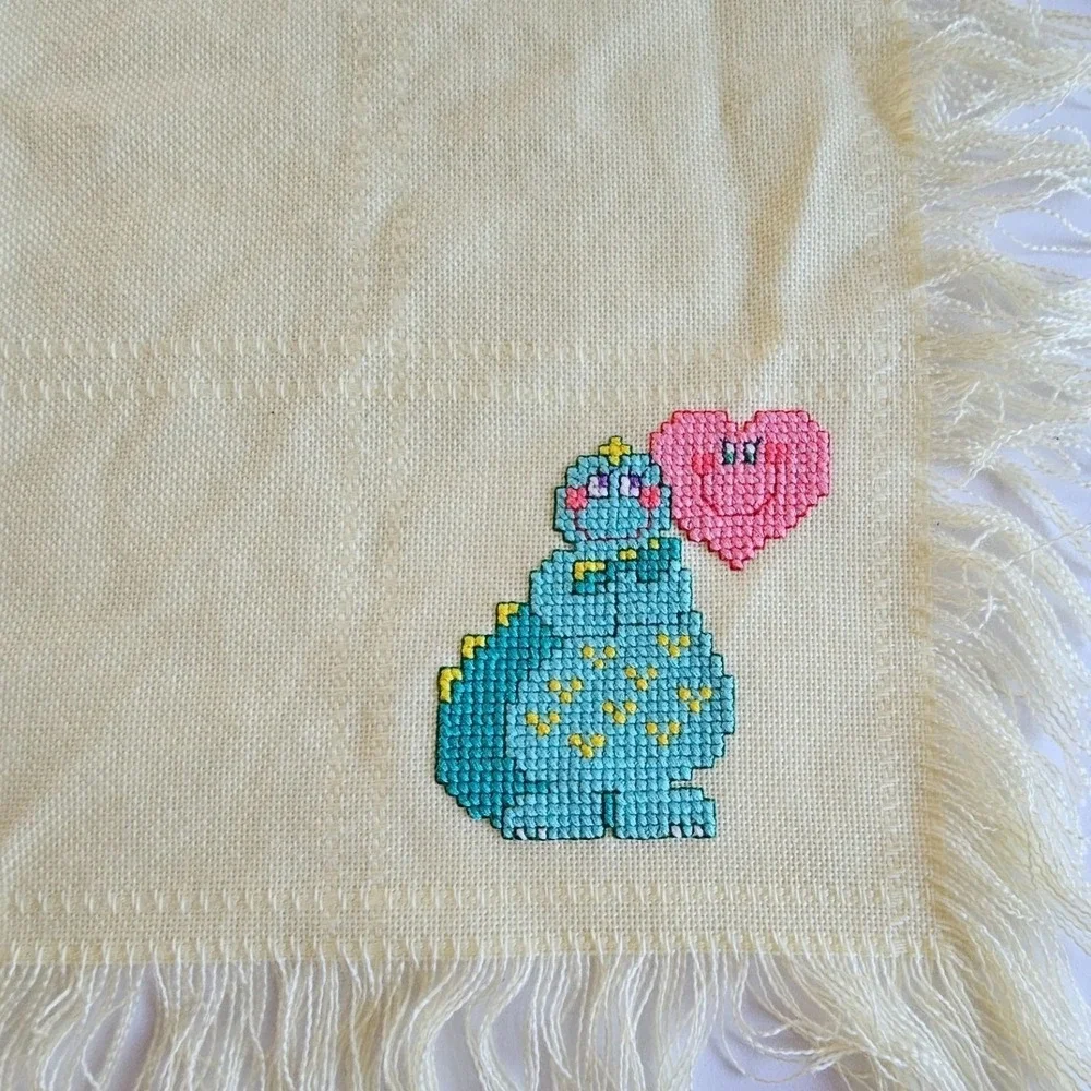 Vintage Baby Afghan 23x40